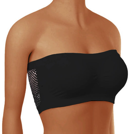 Stretch Strapless Bra Fashionable Summer Strapless Bra Suitable For One-Shoulder Tops