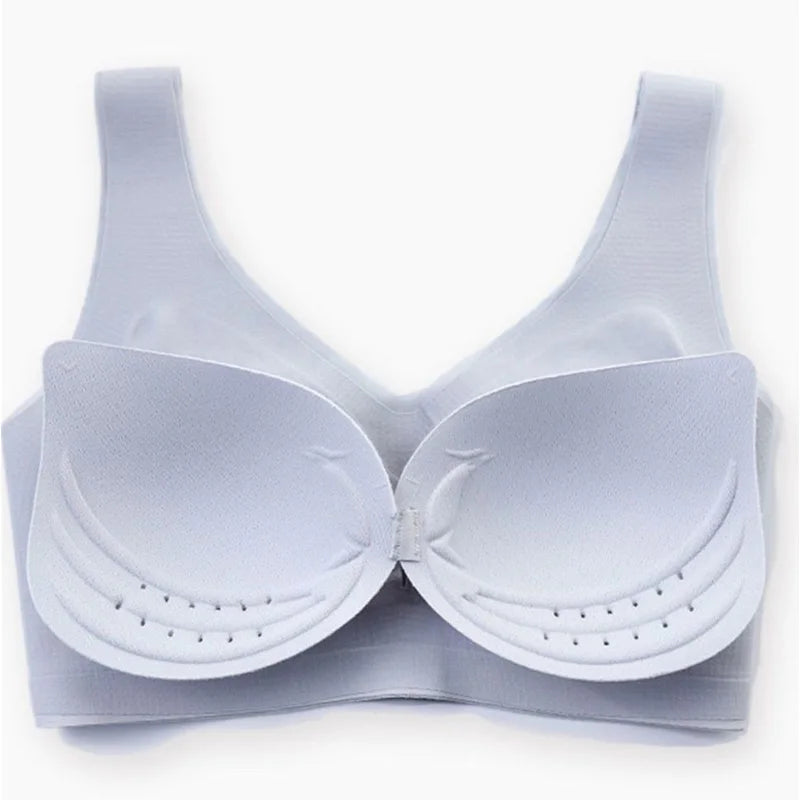 New Summer Seamless Ultra-Thin Ice Silk Bra Women Sexy Push Up Bra Intimates Wireless Bralette Underwear Air Cooling Brassiere