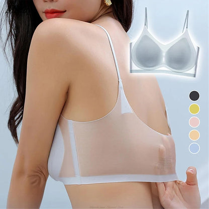 New Summer Seamless Ultra-Thin Ice Silk Bra Women Sexy Push Up Bra Intimates Wireless Bralette Underwear Air Cooling Brassiere