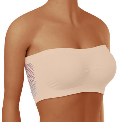 Stretch Strapless Bra Fashionable Summer Strapless Bra Suitable For One-Shoulder Tops