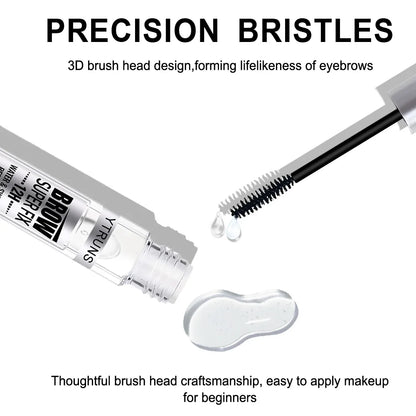 Waterproof Eyebrow Gel - Smudge-Proof, Long-Lasting Hold for a Natural Look