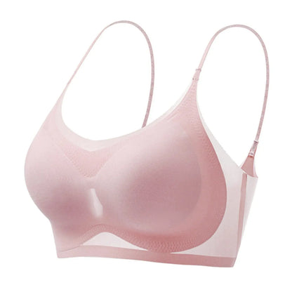 New Summer Seamless Ultra-Thin Ice Silk Bra Women Sexy Push Up Bra Intimates Wireless Bralette Underwear Air Cooling Brassiere