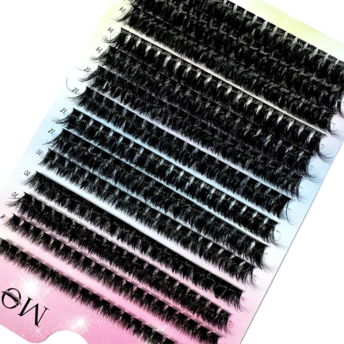 Huge Supply Cluster Lashes Kit 5D Fluffy Thick Eyelash Extension