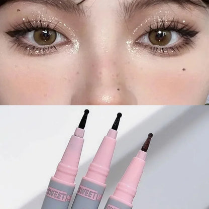 Sommersprossenstift, wasserdicht, natürliche Simulation, gefälschte Flecken, Muttermale, kosmetisches Werkzeug, langlebiger Punkt-Spot-Stift, Verschönerung, Make-up, Gesicht, Eyeliner