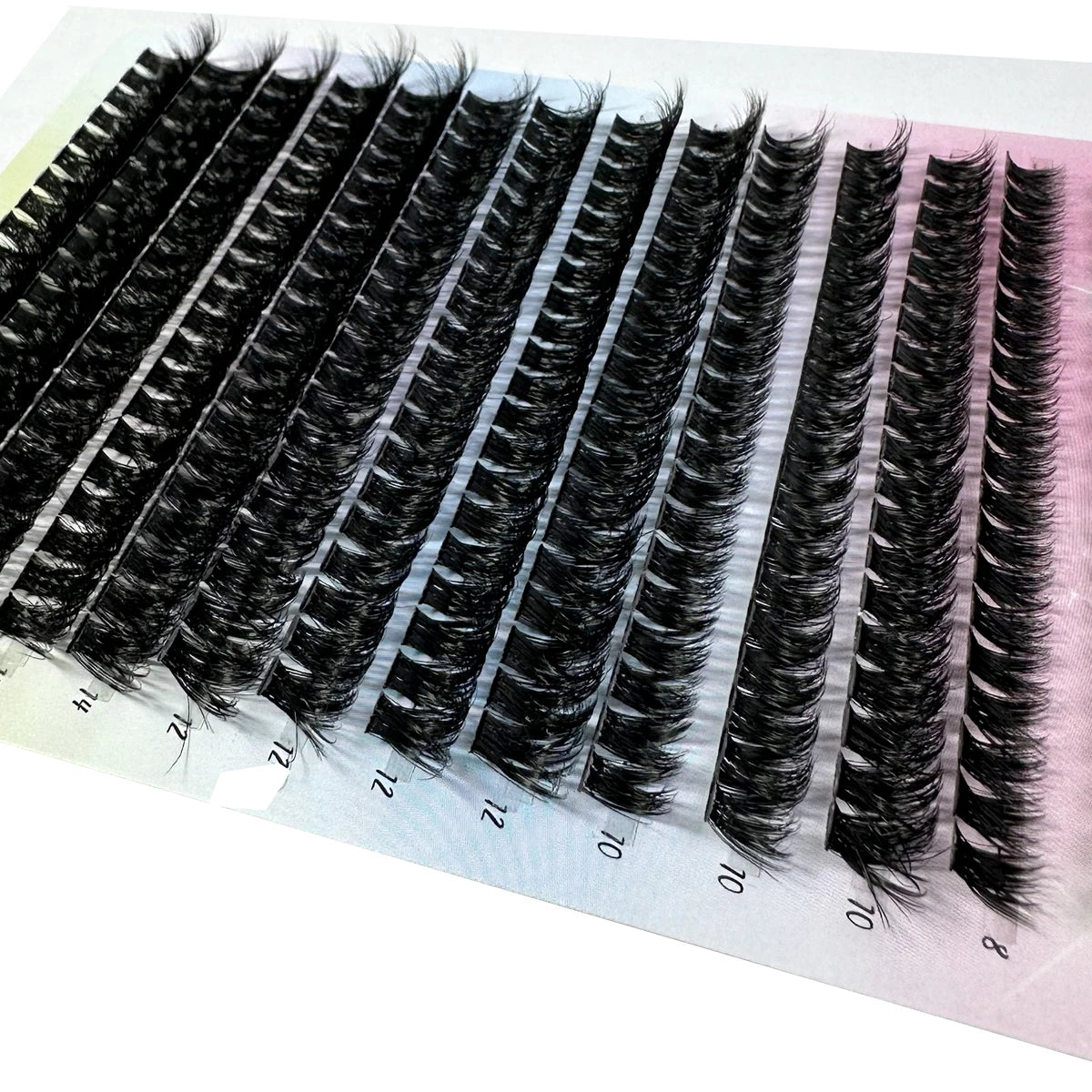 Huge Supply Cluster Lashes Kit 5D Fluffy Thick Eyelash Extension