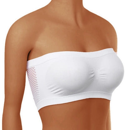 Stretch Strapless Bra Fashionable Summer Strapless Bra Suitable For One-Shoulder Tops
